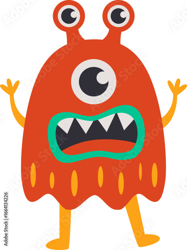 Cute Monster Illustration