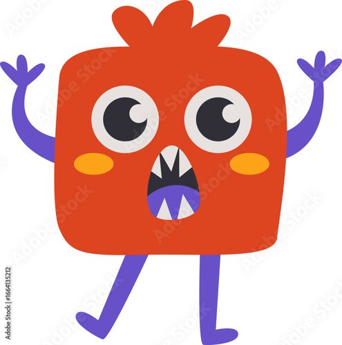 Cute Monster Illustration