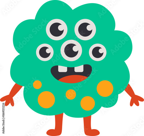 Cute Monster Illustration
