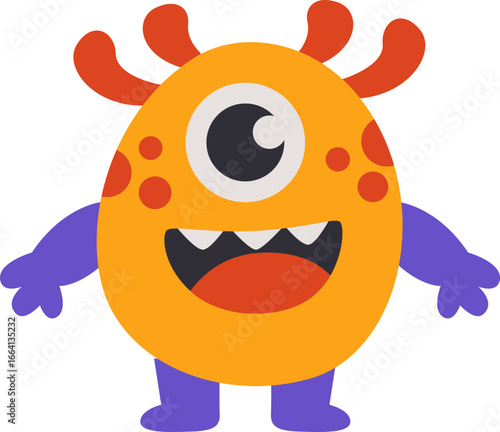 Cute Monster Illustration