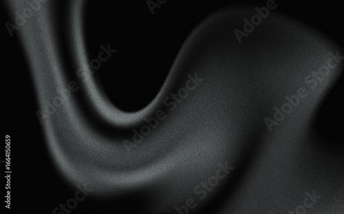 very elegant and dramatic abstract monochrome design. The metallic black background exudes an aura of luxury and sophistication, perfect for marketing materials for luxury products