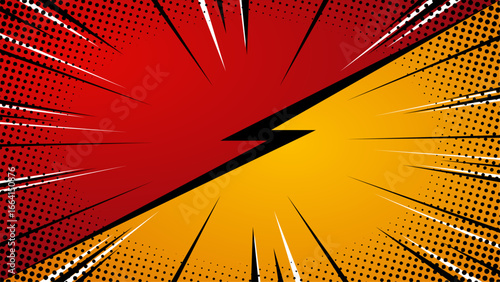 comic flash explosion backgound vector