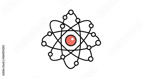 Exploring the fundamental structure of atoms and their electron cloud behavior through visual representation demonstrating nuclear fascination