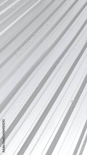 Corrugated Metal Roof, Diagonal View, Exterior