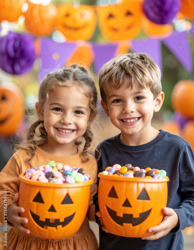 Fototapeta premium Bright & Fun Festive Halloween