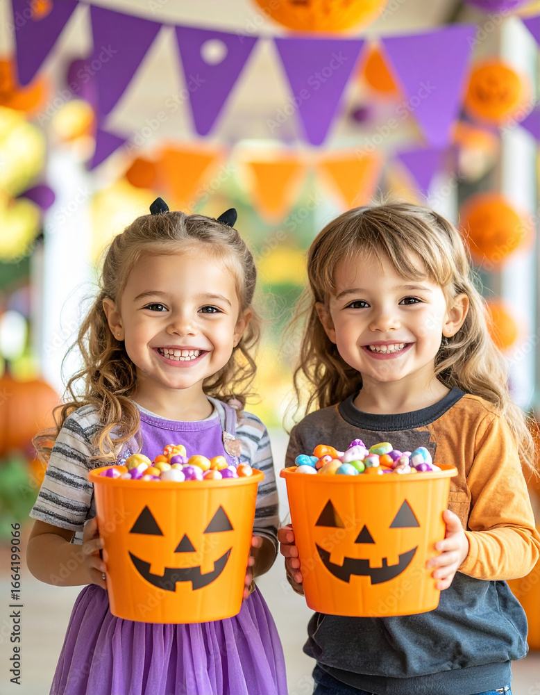 Fototapeta premium Bright & Fun Festive Halloween