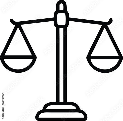 scales of justice vector