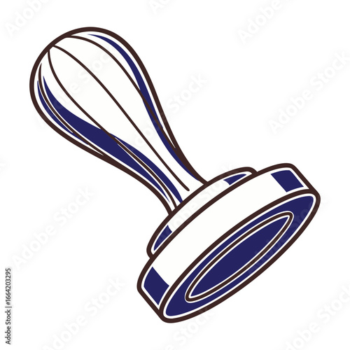 Professional stamp design for official documents and business approvals