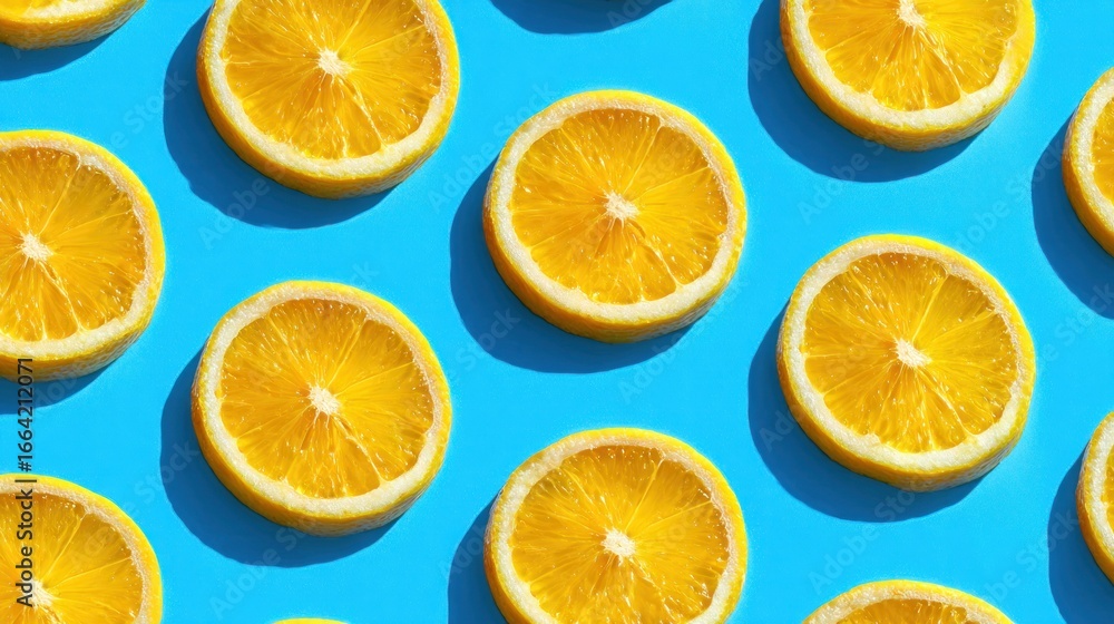 Obraz premium Citrus slices pattern