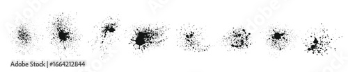 ink splashes grunge spray paints splatter black liquid