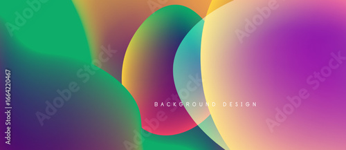 Abstract colorful gradients overlap. Vibrant hues blend, creating smooth transitions. Modern design, perfect backdrop for projects.