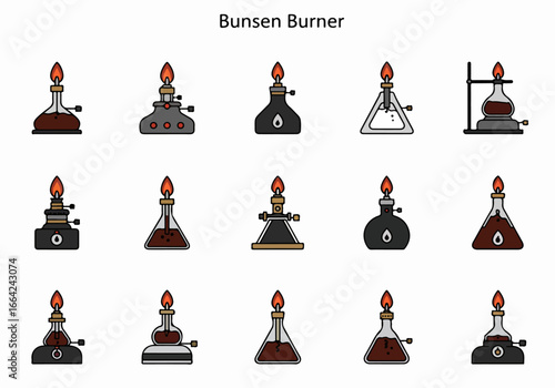 Collection of bowler hats in various colors with transparent background
