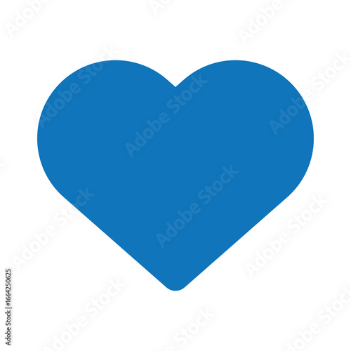 Free Download Blue Heart Emoji. Emoticon Love Vector illustration. Emotion art design. - GFXLoad