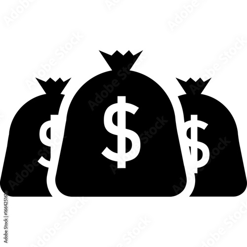money bag icon, money, dollar