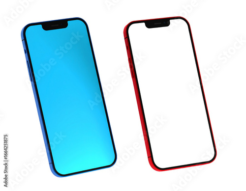 vector illustration of a set of blue stickers with shadow