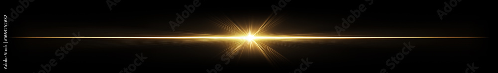 Obraz premium Golden Horizon Lightwave Radiance Illumina Solar Flare The Dawn New Horizon Eternal Light Breakthrough Rise Neon Flux Photon Line Event Horizon Pulse Zero Point