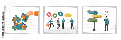 New joiner to fill in team and solve problem. Customer feedback. Business decision making.