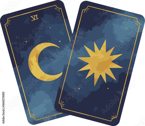 Mystic moon star tarot cards