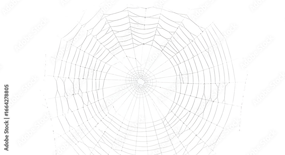 Obraz premium Realistic spiderweb cutout illustration