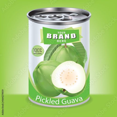 pill capsule 1Design of canned packaging for pickled guava
