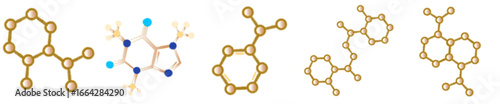 Molecular Structure PNG Illustration for Science and Chemistry Design