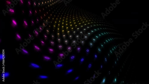 abstract background with glowing lines