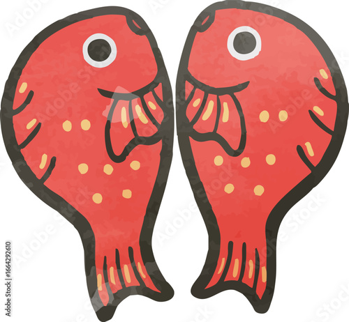 縁起物の鯛3.eps