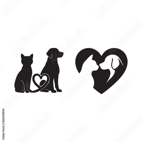 cat and dog icons