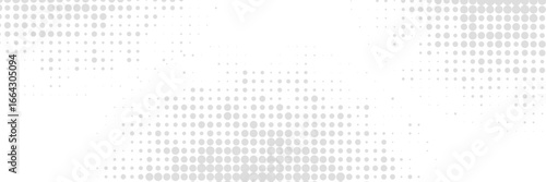 Set of black halftone dots background. dots style