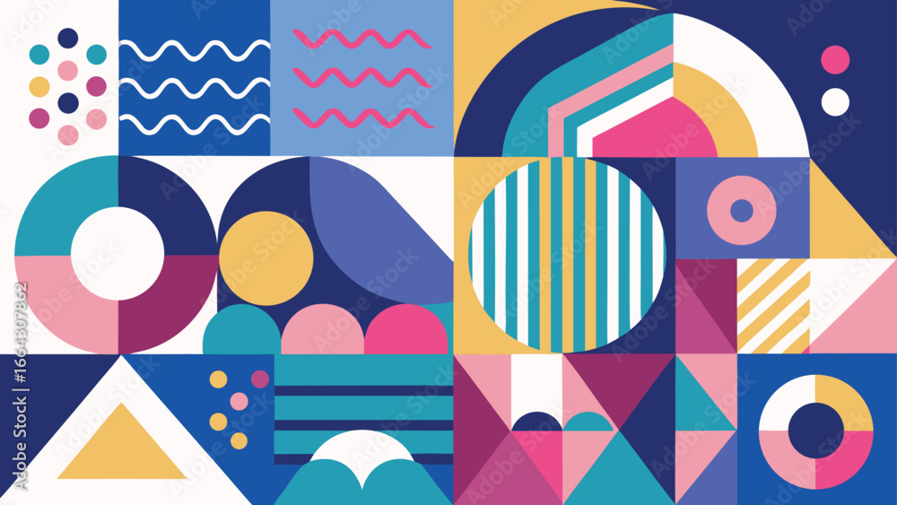 Obraz premium featuring modern typography and a vibrant color palette..eps
