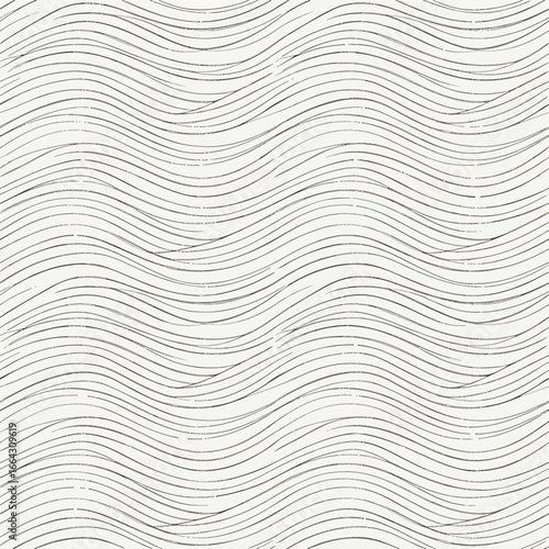 Seamless Pattern, Wavy lines create a soothing and visually interesting abstract pattern background Stock royalty free