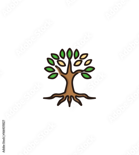 Stylized tree illustration