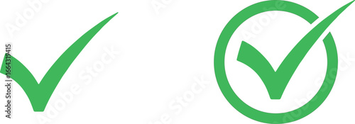  check mark icons for approval success and confirmation status