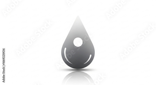 Water drop vector icon symbol design for graphic element and logo design resources in modern style and look