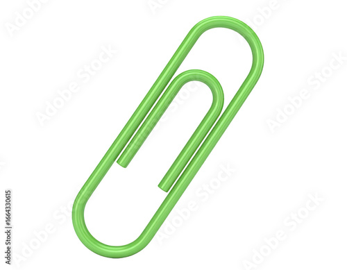 Wallpaper Mural Metal paper clip office stationery supply isolated on white background Torontodigital.ca