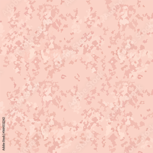 Seamless Pattern, Subtle pastel pink camouflage pattern with abstract blotches and organic shapes Stock royalty free