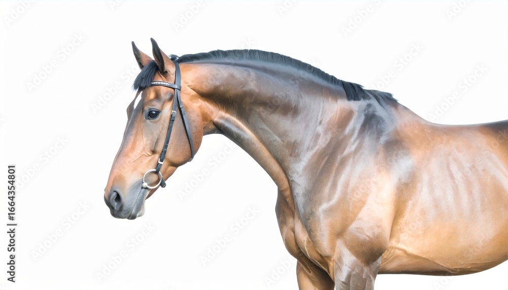 Obraz premium horse isolated on white background