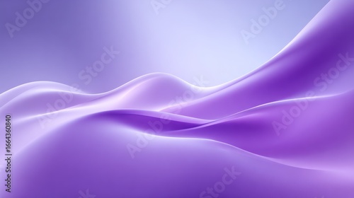 Wallpaper Mural Abstract flowing purple fabric waves, soft gradients, smooth and light Torontodigital.ca