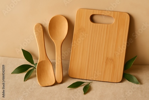 Wallpaper Mural Eco-friendly bamboo kitchen utensils Torontodigital.ca