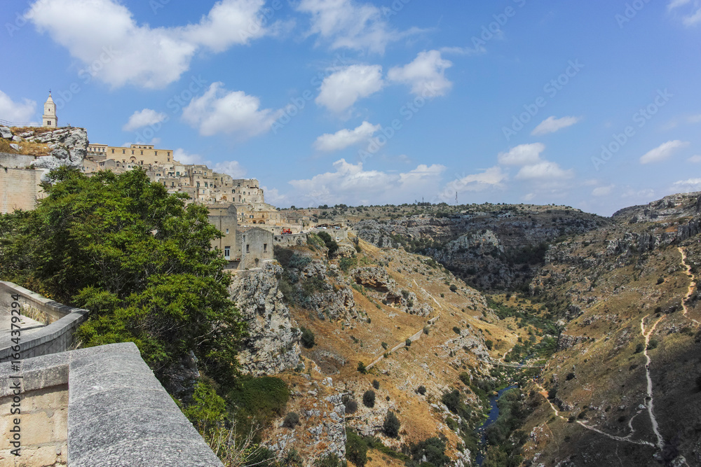 Naklejka premium The Old town of Matera, Italy