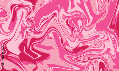 Pink marble acrylic swirl seamless pattern, ice cream texture, watercolor marble background.