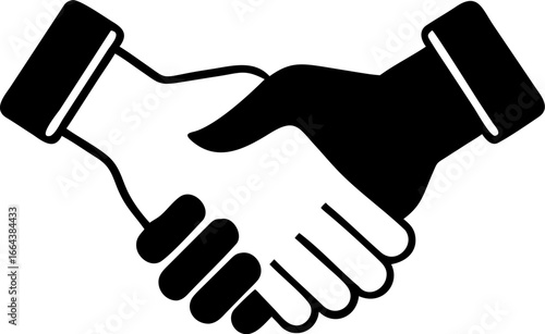 Symbolic Handshake Depicting Unity and Partnership A Powerful Visual Representation of Agreement and Collaboration