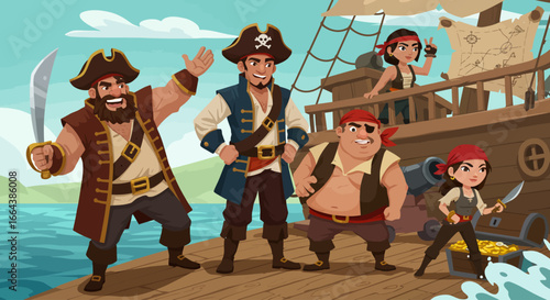 Pirate Crew Adventure Ahoy Matey!