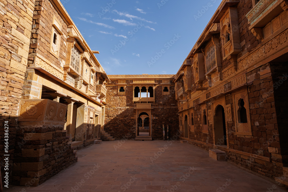 Fototapeta premium Khaba fort in Jaisalmer, india