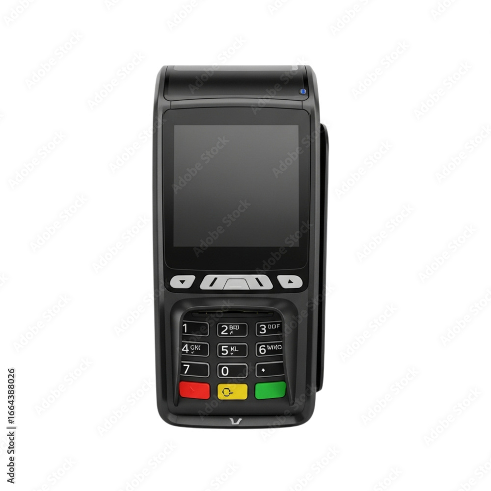 Modern payment terminal device for secure transactions and retail business technology transparent background Modern payment terminal device for secure transactions and retail business technology transparent background
