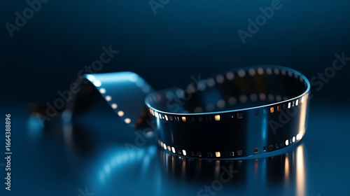 Cinematic film reel