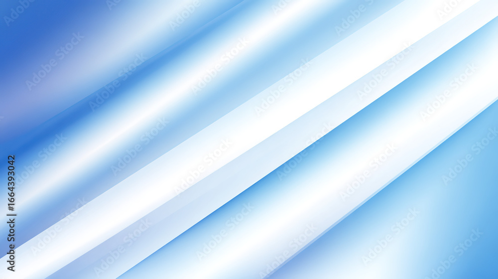 Fototapeta premium Abstract Blue Background with Diagonal White Rays for a Fresh and Serene Feel