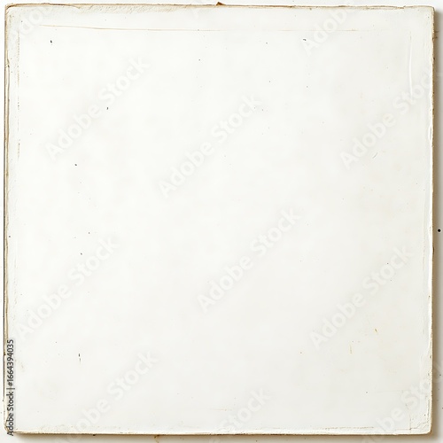 Blank, white, rectangular surface