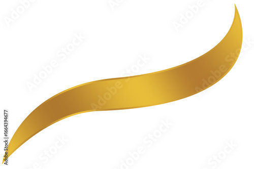 Luxury gold element curve template design png file transparent	