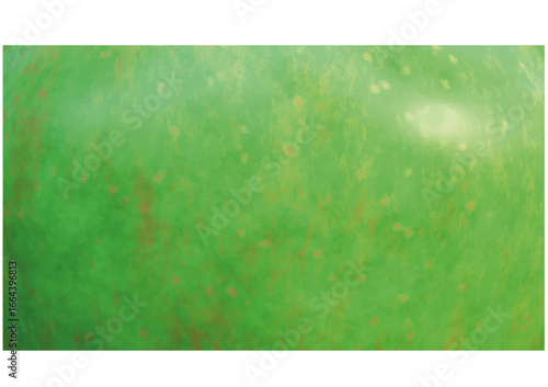 close-up green apple peel background vector object created by 3D modeling procedural materials.